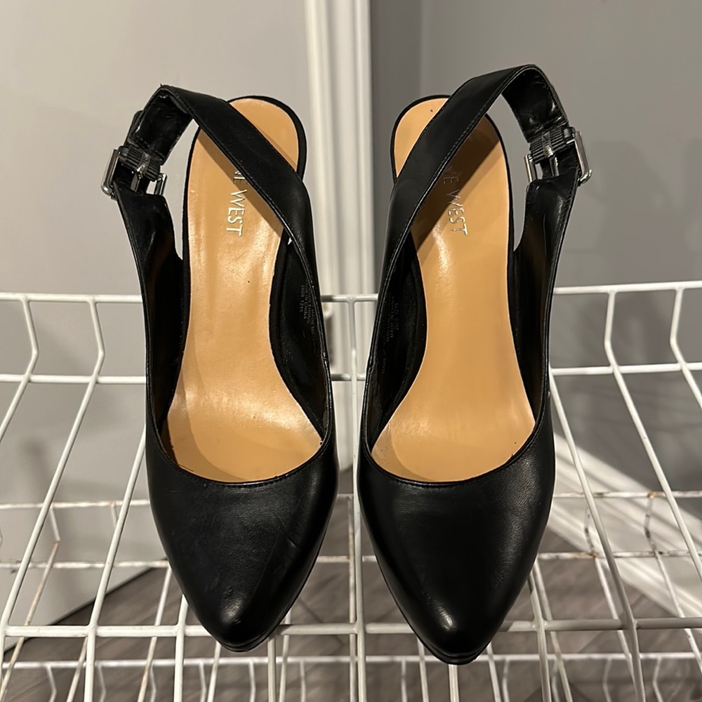 Nine West Platform Sling Back Heels